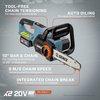 Senix 20 Volt Max* 10-Inch Cordless Brushless Chainsaw, Tool Only CSX2-M-0